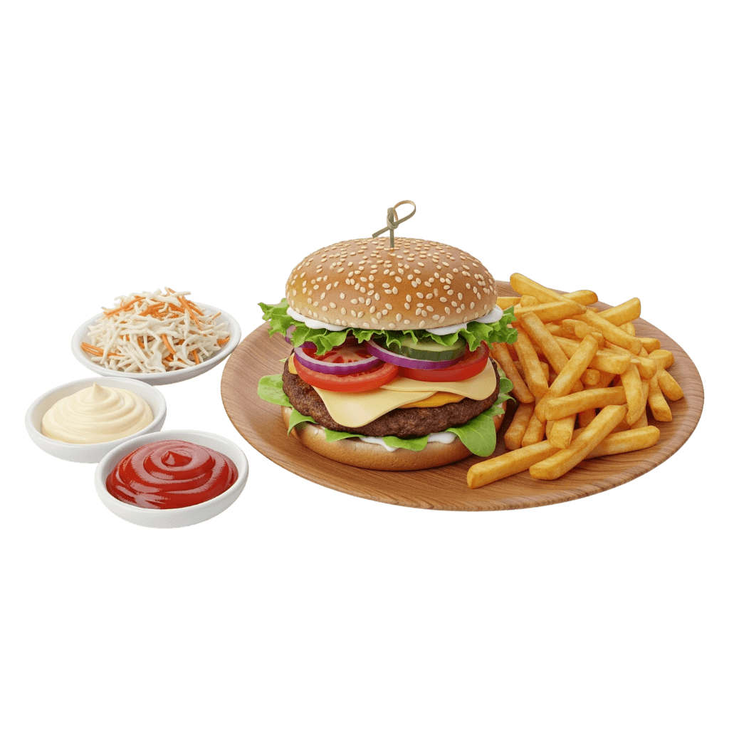 Cheeseburger Menü